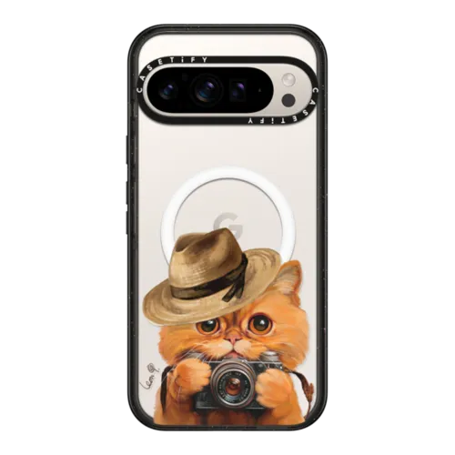 Google Pixel 9 Pro XL - Amber Cat by LeonLollipop