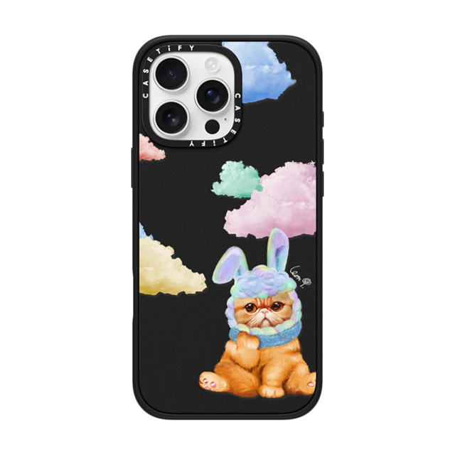 LeonLollipop x CASETiFY iPhone 16 Pro Max ケース Cat,Animal マットブラック インパクトケース MagSafe対応 Amber Cat Sky by LeonLollipop Father's Day LeonLollipop x CASETiFY iPhone 16 Pro Max ケース Cat,Animal マットブラック インパクトケース MagSafe対応 Amber Cat Sky by LeonLollipop Father's Day