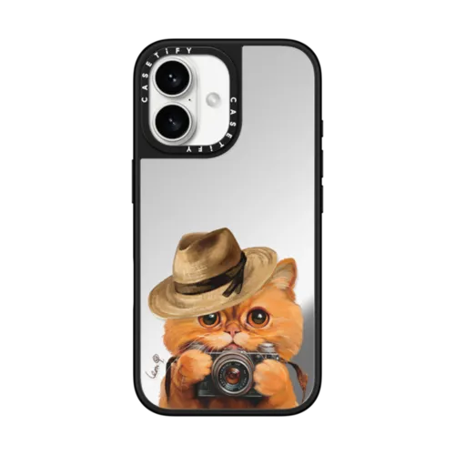 iPhone 16 - Amber Cat by LeonLollipop