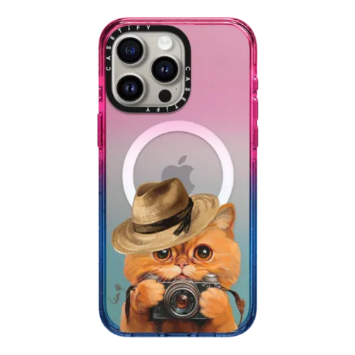 iPhone 15 Pro Max - Amber Cat by LeonLollipop