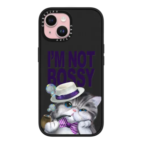 iPhone 15 - Gloomie Cat Boss by LeonLollipop