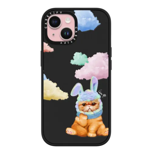 iPhone 15 - Amber Cat Sky by LeonLollipop