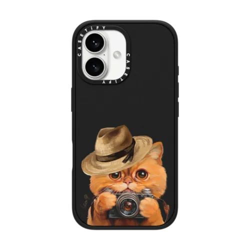 iPhone 16 - Amber Cat by LeonLollipop