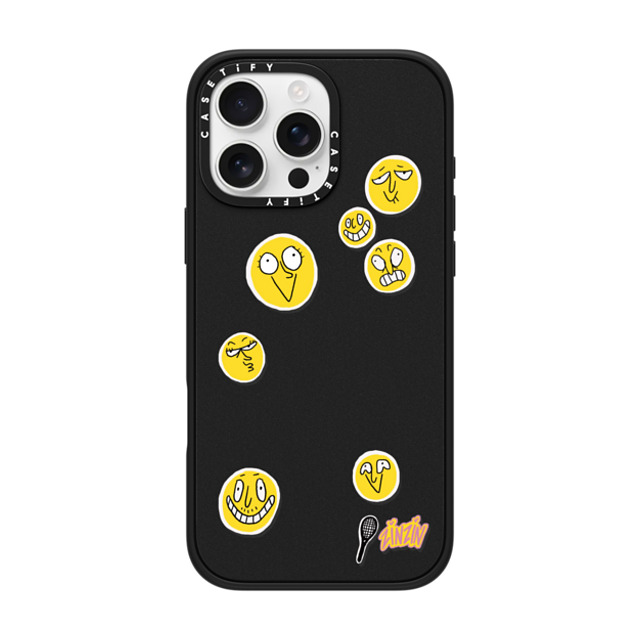 Zinzin_Nasica x CASETiFY iPhone 16 Pro Max ケース マットブラック インパクトケース MagSafe対応 Le Tennis Phone Case Back to School Zinzin_Nasica x CASETiFY iPhone 16 Pro Max ケース マットブラック インパクトケース MagSafe対応 Le Tennis Phone Case Back to School