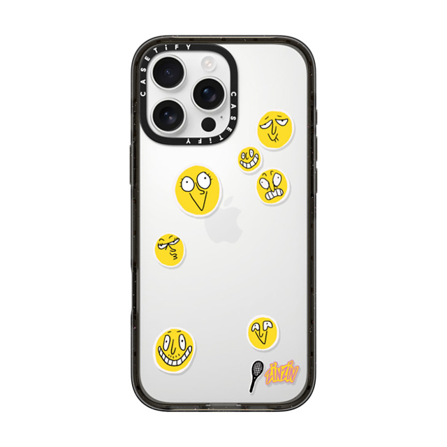 Zinzin_Nasica x CASETiFY iPhone 16 Pro Max ケース ブラック インパクトケース Le Tennis Phone Case Back to School Zinzin_Nasica x CASETiFY iPhone 16 Pro Max ケース ブラック インパクトケース Le Tennis Phone Case Back to School