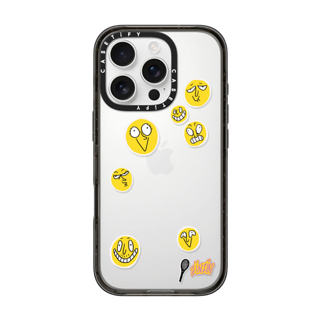 Zinzin_Nasica x CASETiFY iPhone 16 Pro ケース ブラック インパクトケース Le Tennis Phone Case Back to School Zinzin_Nasica x CASETiFY iPhone 16 Pro ケース ブラック インパクトケース Le Tennis Phone Case Back to School