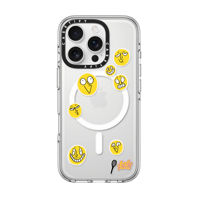 Zinzin_Nasica x CASETiFY iPhone 16 Pro ケース クリア クリア ケース MagSafe対応 Le Tennis Phone Case Back to School Zinzin_Nasica x CASETiFY iPhone 16 Pro ケース クリア クリア ケース MagSafe対応 Le Tennis Phone Case Back to School