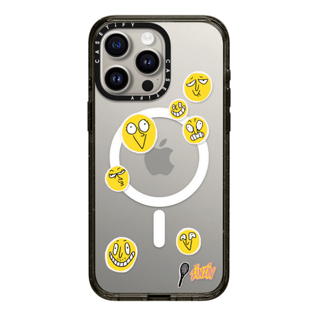 Zinzin_Nasica x CASETiFY iPhone 15 Pro Max ケース ブラック インパクトケース MagSafe対応 Le Tennis Phone Case Back to School Zinzin_Nasica x CASETiFY iPhone 15 Pro Max ケース ブラック インパクトケース MagSafe対応 Le Tennis Phone Case Back to School