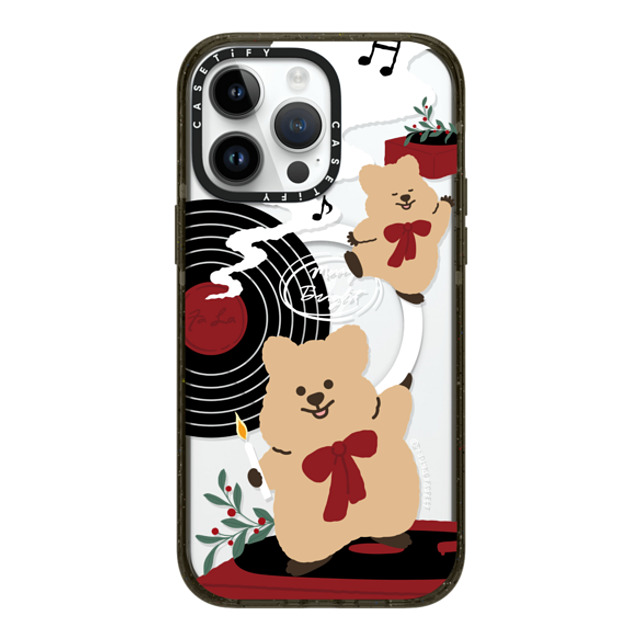 CASETiFY iPhone 14 Pro Max ケース ブラック インパクトケース MagSafe対応 Music with KKOTKA young forest