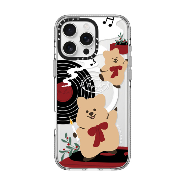 CASETiFY iPhone 16 Pro Max ケース クリア クリア ケース MagSafe対応 Music with KKOTKA young forest