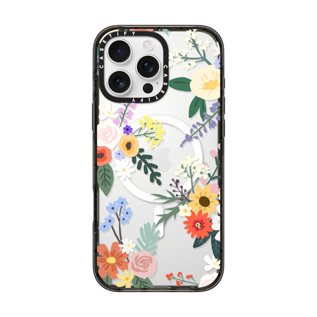 CASETiFY iPhone 16 Pro Max ケース ブラック インパクトケース MagSafe対応 Floral フローラル ALLIE ALPINE FLORALS Father's Day CASETiFY iPhone 16 Pro Max ケース ブラック インパクトケース MagSafe対応 Floral フローラル ALLIE ALPINE FLORALS Father's Day