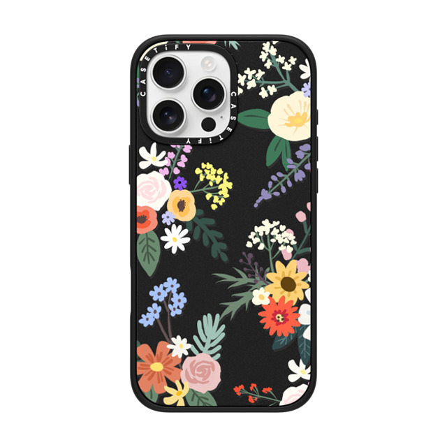 CASETiFY iPhone 16 Pro Max ケース マットブラック インパクトケース MagSafe対応 Floral フローラル ALLIE ALPINE FLORALS Father's Day CASETiFY iPhone 16 Pro Max ケース マットブラック インパクトケース MagSafe対応 Floral フローラル ALLIE ALPINE FLORALS Father's Day