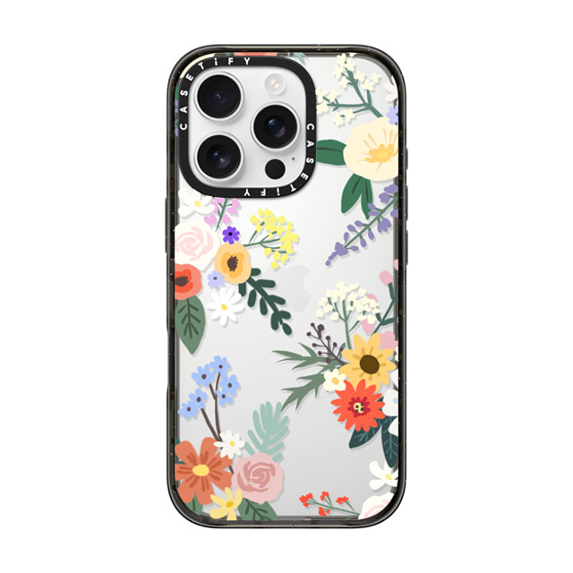 CASETiFY iPhone 16 Pro Case Black Impact Case Floral フローラル ALLIE ALPINE FLORALS Mother's Day CASETiFY iPhone 16 Pro Case Black Impact Case Floral フローラル ALLIE ALPINE FLORALS Mother's Day
