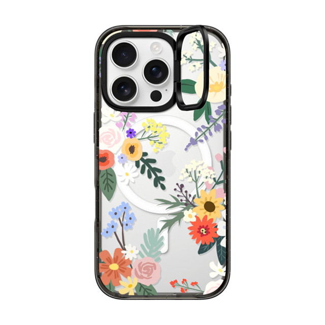 CASETiFY iPhone 16 Pro Case Black インパクトリングスタンドケース MagSafe対応 Floral フローラル ALLIE ALPINE FLORALS Father's Day CASETiFY iPhone 16 Pro Case Black インパクトリングスタンドケース MagSafe対応 Floral フローラル ALLIE ALPINE FLORALS Father's Day