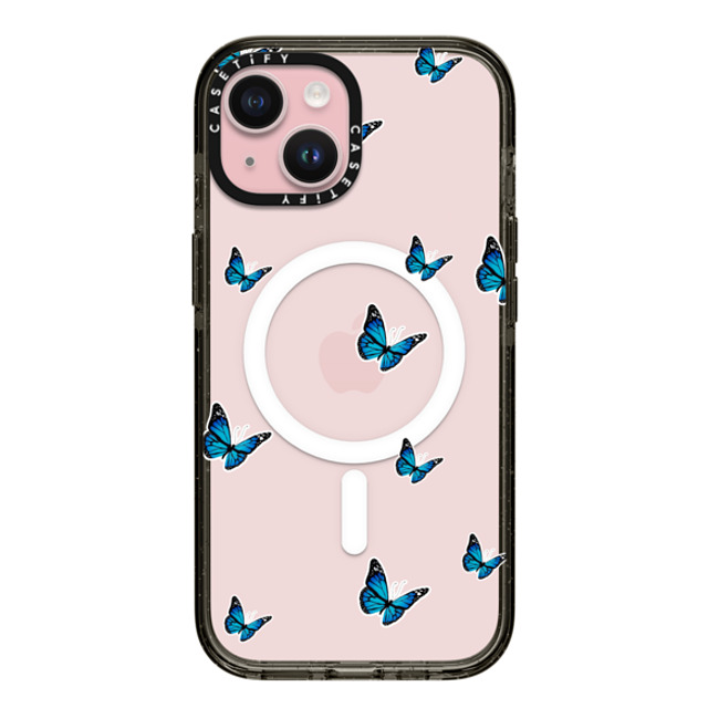 CASETiFY iPhone 15 Case Black インパクトケース MagSafe対応 Butterfly Butterfly WILD N BLUE STICKERS CASE Father's Day CASETiFY iPhone 15 Case Black インパクトケース MagSafe対応 Butterfly Butterfly WILD N BLUE STICKERS CASE Father's Day