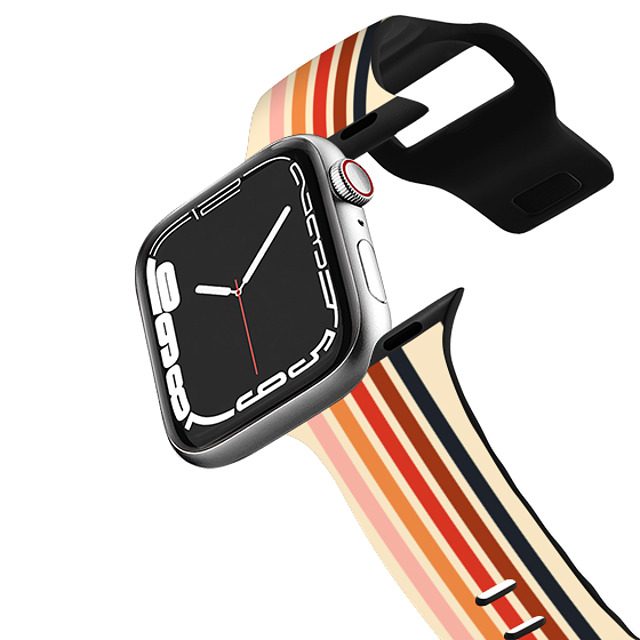 CASETiFY Apple Watch Band Series 7-9 (41mm) ブラック インパクト バンド Retro Baby Stripes casetifylab Back to School CASETiFY Apple Watch Band Series 7-9 (41mm) ブラック インパクト バンド Retro Baby Stripes casetifylab Back to School