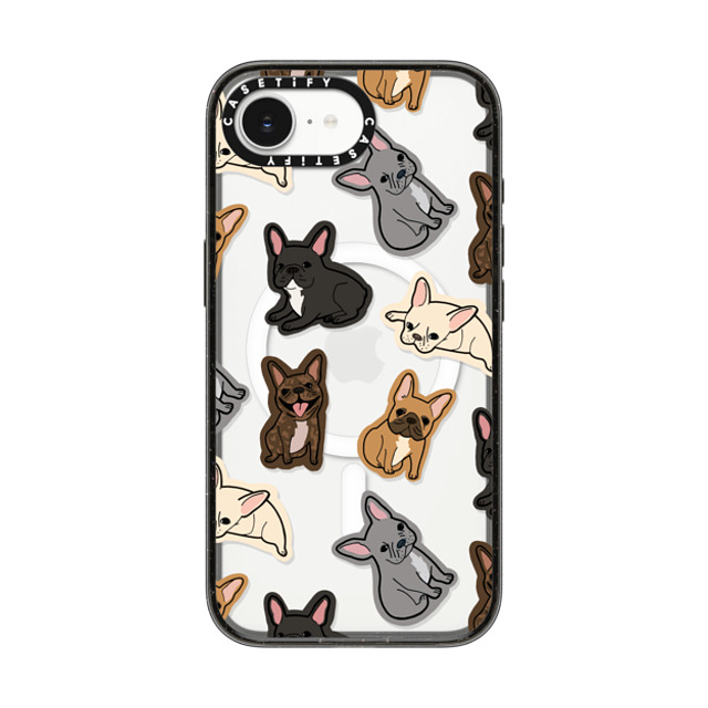 CASETiFY iPhone 16e ケース ブラック インパクトケース MagSafe対応 Dog 犬 EXCUSE MY FRENCHIE Father's Day CASETiFY iPhone 16e ケース ブラック インパクトケース MagSafe対応 Dog 犬 EXCUSE MY FRENCHIE Father's Day