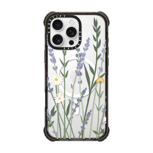 CASETiFY iPhone 16 Pro Max ケース ブラック ウルトラ インパクトケース MagSafe 対応 Floral フローラル LANA LAVENDER MIX Father's Day CASETiFY iPhone 16 Pro Max ケース ブラック ウルトラ インパクトケース MagSafe 対応 Floral フローラル LANA LAVENDER MIX Father's Day