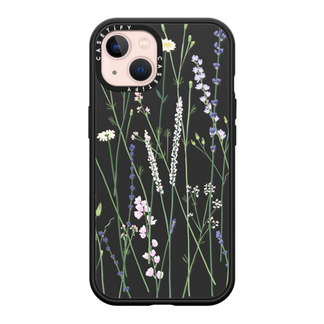 CASETiFY iPhone 13 ケース マットブラック インパクトケース MagSafe対応 Cottagecore,Floral Gigi Garden Florals