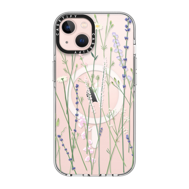 CASETiFY iPhone 13 ケース クリア クリア ケース MagSafe対応 Cottagecore,Floral Gigi Garden Florals