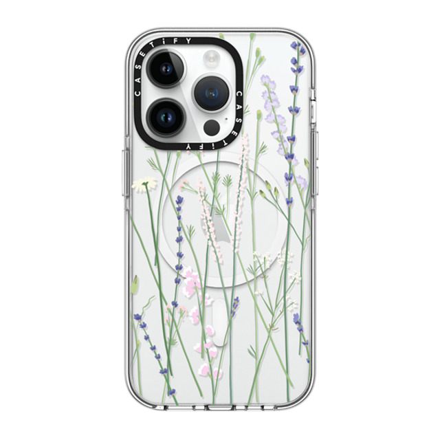 CASETiFY iPhone 14 Pro ケース クリア クリア ケース MagSafe対応 Cottagecore,Floral Gigi Garden Florals