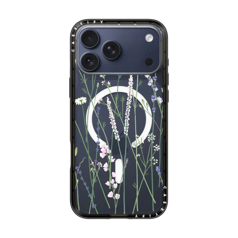 Compact iPhone 17 Pro Max Case MagSafe Compatible - Gigi Garden Florals