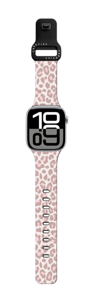 Apple Watch Series 10 (46mm) - Dusty Pink Leopard Apple Watch Band