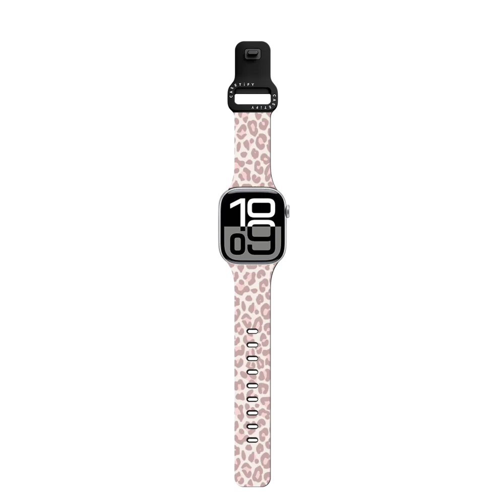 Impact Band - Dusty Pink Leopard Apple Watch Band