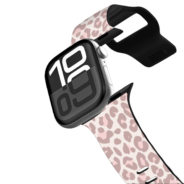 CASETiFY Apple Watch Band Series 10 (42mm) ブラック インパクト バンド Leopard レオパード Dusty Pink Leopard Apple Watch Band Back to School CASETiFY Apple Watch Band Series 10 (42mm) ブラック インパクト バンド Leopard レオパード Dusty Pink Leopard Apple Watch Band Back to School