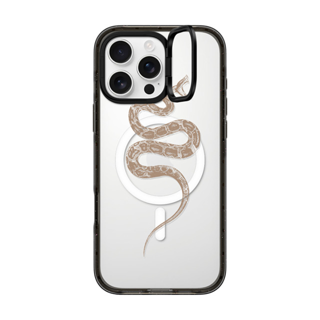 CASETiFY iPhone 16 Pro Max Case Black インパクトリングスタンドケース MagSafe対応 SNAKE BITE - MINI - TAN casetifylab Father's Day CASETiFY iPhone 16 Pro Max Case Black インパクトリングスタンドケース MagSafe対応 SNAKE BITE - MINI - TAN casetifylab Father's Day