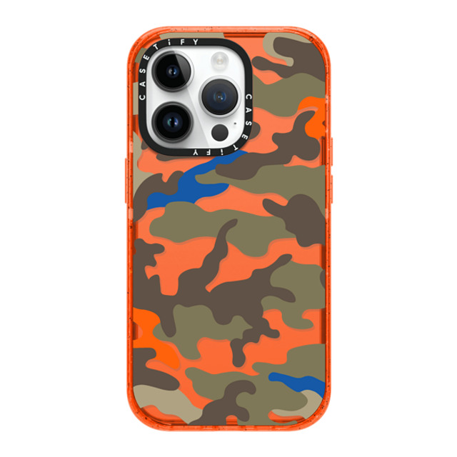 CASETiFY iPhone 14 Pro Case オレンジ インパクトケース Camo Camo Camo Over - Olive Mix Mother's Day CASETiFY iPhone 14 Pro Case オレンジ インパクトケース Camo Camo Camo Over - Olive Mix Mother's Day