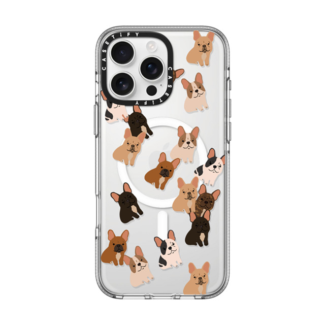 CASETiFY iPhone 16 Pro Max ケース クリア クリア ケース MagSafe対応 Dog 犬 Frenchie Jumble Father's Day CASETiFY iPhone 16 Pro Max ケース クリア クリア ケース MagSafe対応 Dog 犬 Frenchie Jumble Father's Day