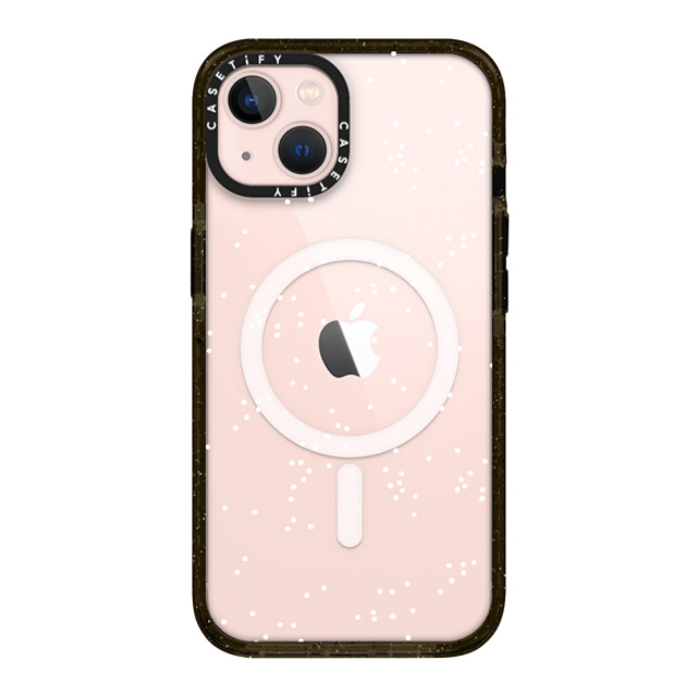 CASETiFY iPhone 13 ケース ブラック インパクトケース MagSafe対応 FIRST SNOW casetifylab