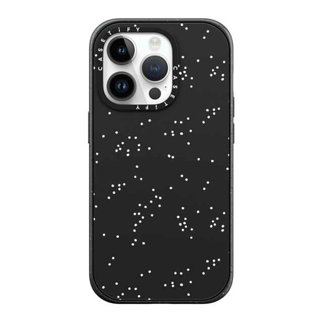 CASETiFY iPhone 14 Pro ケース マットブラック インパクトケース MagSafe対応 FIRST SNOW casetifylab