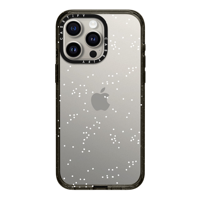 CASETiFY iPhone 15 Pro Max ケース ブラック インパクトケース FIRST SNOW casetifylab