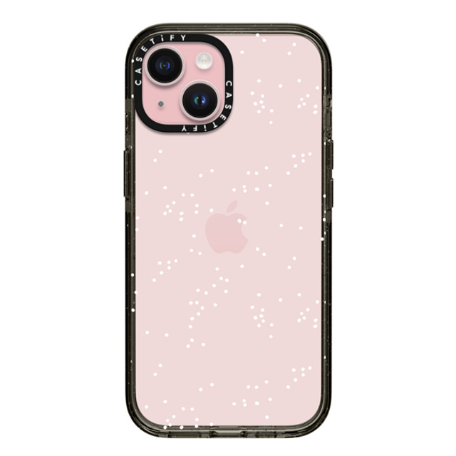 CASETiFY iPhone 15 ケース ブラック インパクトケース FIRST SNOW casetifylab