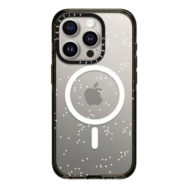 CASETiFY iPhone 15 Pro ケース ブラック インパクトケース MagSafe対応 FIRST SNOW casetifylab