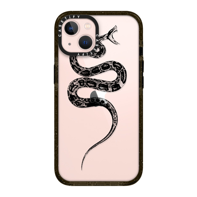 CASETiFY iPhone 13 ケース ブラック インパクトケース Snake Bite - Black casetifylab