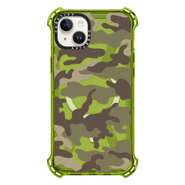 CASETiFY iPhone 14 Plus ケース Kiwi バウンスケース Camo Camo Camo Over - Olive Mother's Day CASETiFY iPhone 14 Plus ケース Kiwi バウンスケース Camo Camo Camo Over - Olive Mother's Day