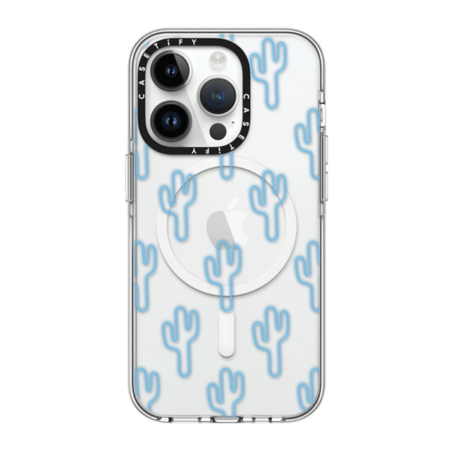 CASETiFY iPhone 14 Pro ケース クリア クリア ケース MagSafe対応 LUCID CACTI DREAMS casetifylab