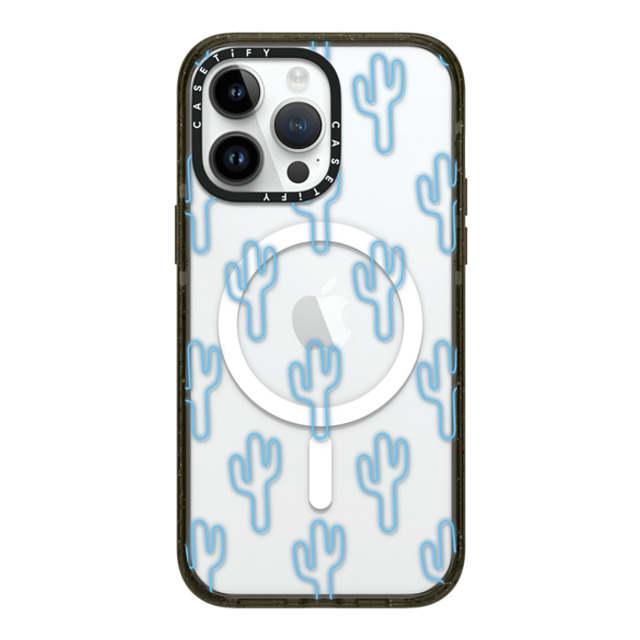 CASETiFY iPhone 14 Pro Max ケース ブラック インパクトケース MagSafe対応 LUCID CACTI DREAMS casetifylab