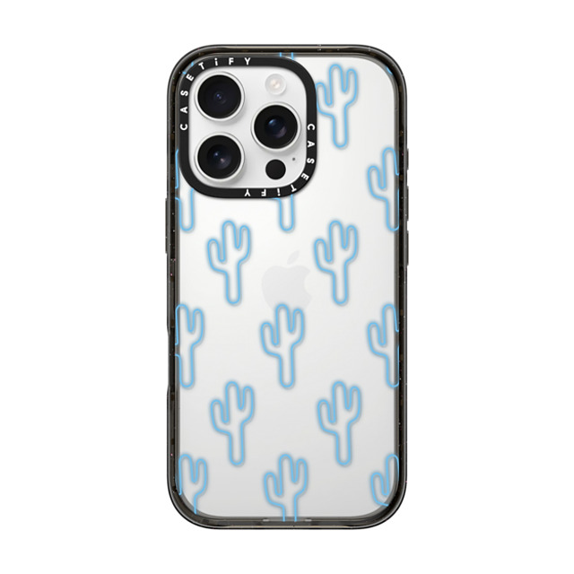 CASETiFY iPhone 16 Pro ケース ブラック インパクトケース LUCID CACTI DREAMS casetifylab