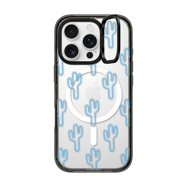 CASETiFY iPhone 16 Pro ケース ブラック インパクトリングスタンドケース MagSafe対応 LUCID CACTI DREAMS casetifylab