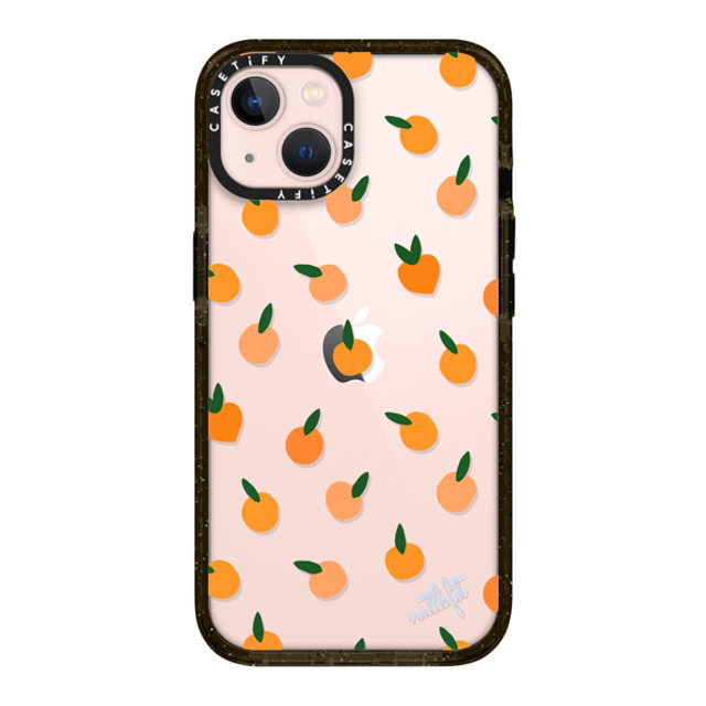 CASETiFY iPhone 13 ケース ブラック インパクトケース Fruit ORANGE YOU CUTE PHONE CASE - Nattbfit x CASETiFY