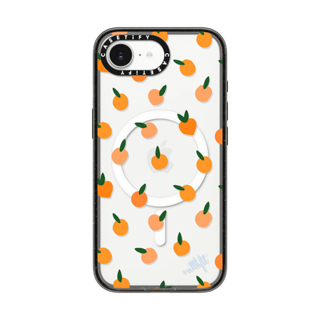 CASETiFY iPhone 16e ケース ブラック インパクトケース MagSafe対応 Fruit Fruit ORANGE YOU CUTE PHONE CASE - Nattbfit x CASETiFY Back to School CASETiFY iPhone 16e ケース ブラック インパクトケース MagSafe対応 Fruit Fruit ORANGE YOU CUTE PHONE CASE - Nattbfit x CASETiFY Back to School