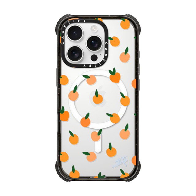 CASETiFY iPhone 16 Pro Case Black ウルトラ インパクトケース MagSafe 対応 Fruit ORANGE YOU CUTE PHONE CASE - Nattbfit x CASETiFY CASETiFY iPhone 16 Pro Case Black ウルトラ インパクトケース MagSafe 対応 Fruit ORANGE YOU CUTE PHONE CASE - Nattbfit x CASETiFY