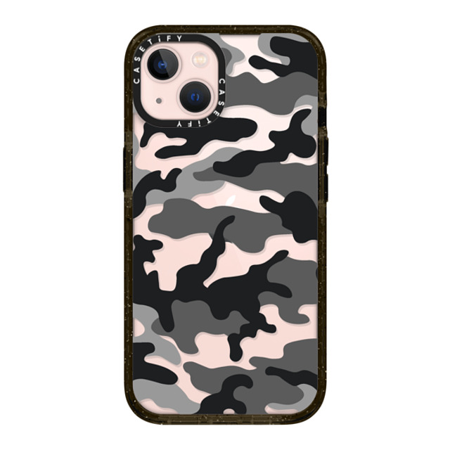 CASETiFY iPhone 13 ケース ブラック インパクトケース Camo Camo Over - Black