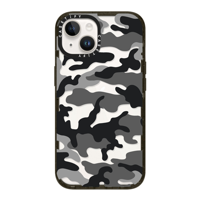 CASETiFY iPhone 14 ケース ブラック インパクトケース Camo Camo Over - Black