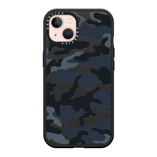 CASETiFY iPhone 13 ケース マットブラック インパクトケース MagSafe対応 Camo Camo Over - Cool Black