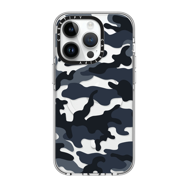 CASETiFY iPhone 14 Pro Case Clear Clear Case MagSafe Compatible Camo Camo Over - Cool Black CASETiFY iPhone 14 Pro Case Clear Clear Case MagSafe Compatible Camo Camo Over - Cool Black